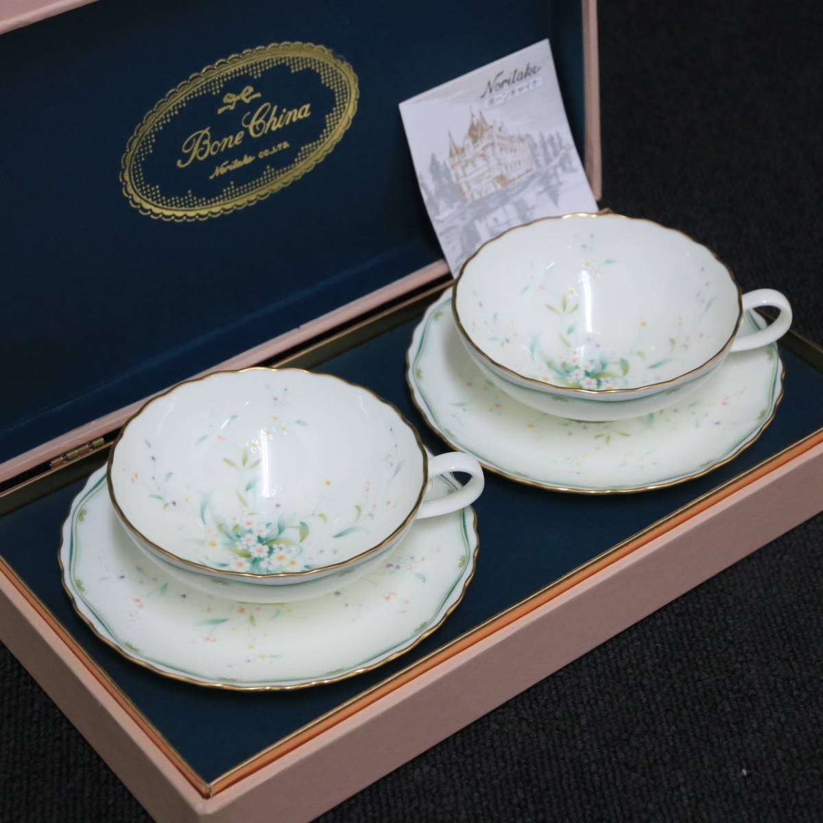 全国無料，限定SALE あ=B4085 保管品 Noritake ノリタケ ペア ティーカップ＆ソーサー ボーンチャイナ 日本製(ノリタケ)｜売買されたオークション情報、yahooの商品情報をアーカイブ公開 - オークファン ノリタケ