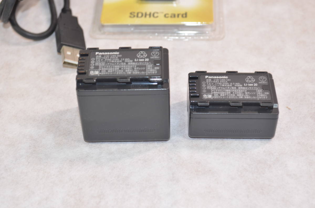 ☆バッテリーパック2個付き 美品 動作良好☆Panasonic パナソニック