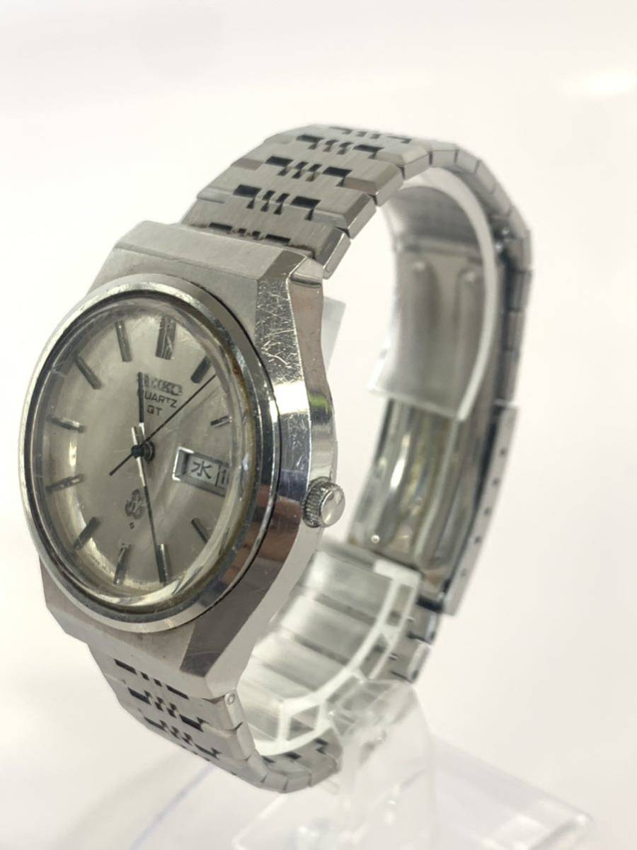 QT セイコー SEIKO クォーツ 稼働品 腕時計 QUARTZ シルバー - 38
