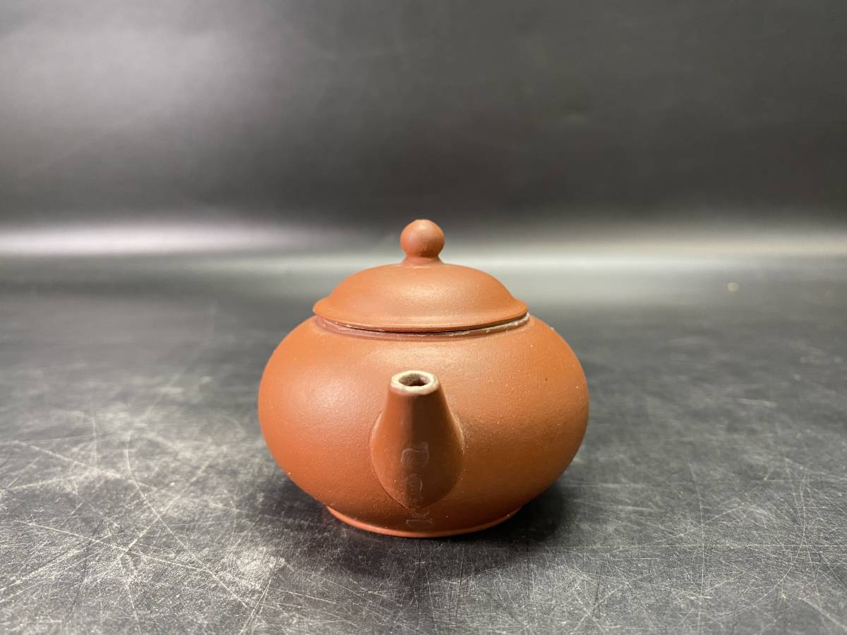 朱泥 急須 中国古玩 中国宜興 紫砂 唐物 宜兴紫砂博物馆- 中国 古玩 唐