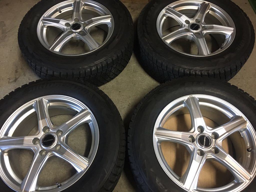 全国無料，品質保証BALMINUM ブリジストン 4本 ７J+38 ブリジストン DM-V2 225 65 17 ハリアー RAV4 レクサスNX(スタッドレスタイヤ)｜売買されたオークション情報、yahooの商品情報をアーカイブ公開 - オークファン 5穴