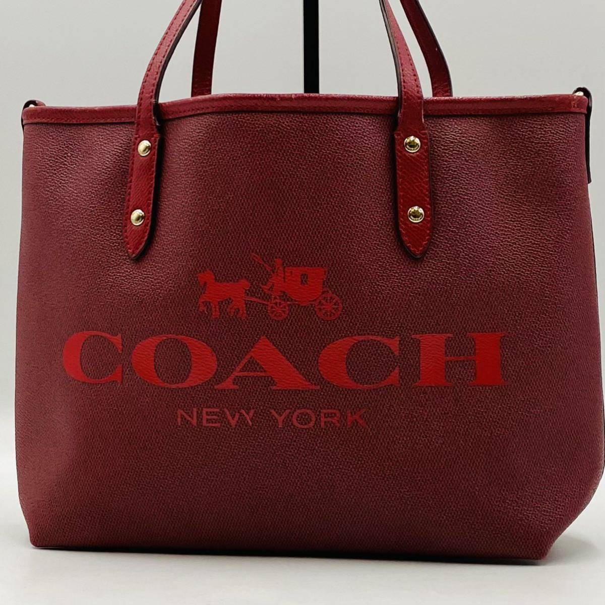1円～【入手困難品】定価12万円 コーチ COACH トートバッグ ビジネス 