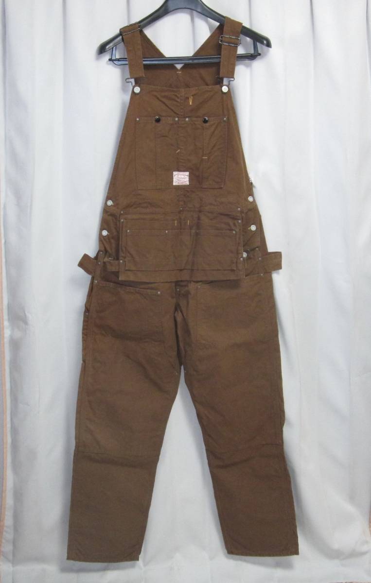 ☆ フリーホイーラーズ “WOODSMAN BIB OVERALLS” (32) CIGAR BROWN