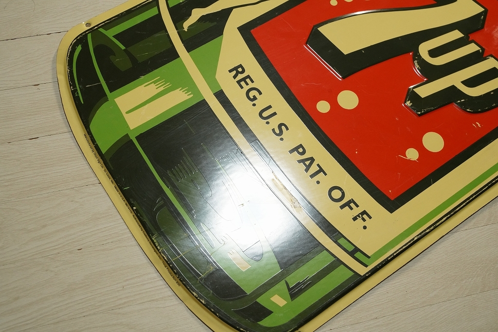 7up ホーロー看板 7up ホーロー看板 .com: Old 7up Sign 6 - Retro Metal Tin