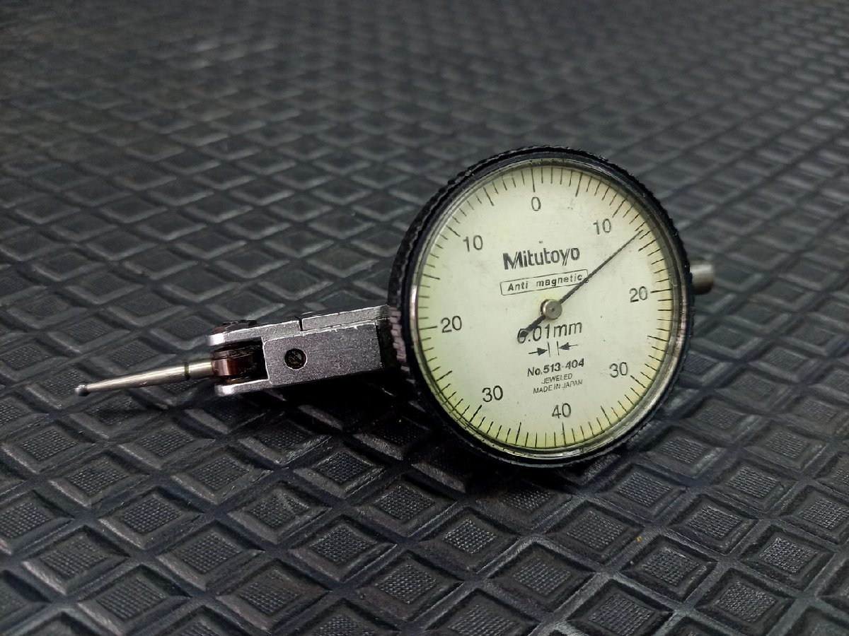 Mitutoyo ミツトヨ　0.01mm ピクテスト 513-404 ◆ ピックテスト　ピックテスター てこ式ダイヤルゲージ