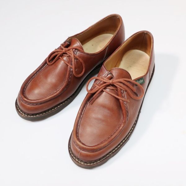 フランス名門☆パラブーツ Paraboot MICHAEL（ミカエル）紳士靴/レザーシューズ ブラウン 41ハーフ（4765)
