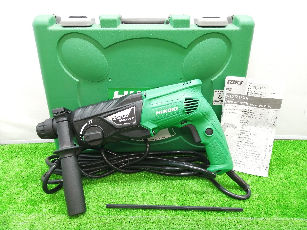大人気，爆買い 年末年始セール 品 HiKOKI 日立工機 ロータリ ハンマドリル DH24PG(本体)｜売買されたオークション情報、yahooの商品情報をアーカイブ公開 - オークファン ハンマドリル