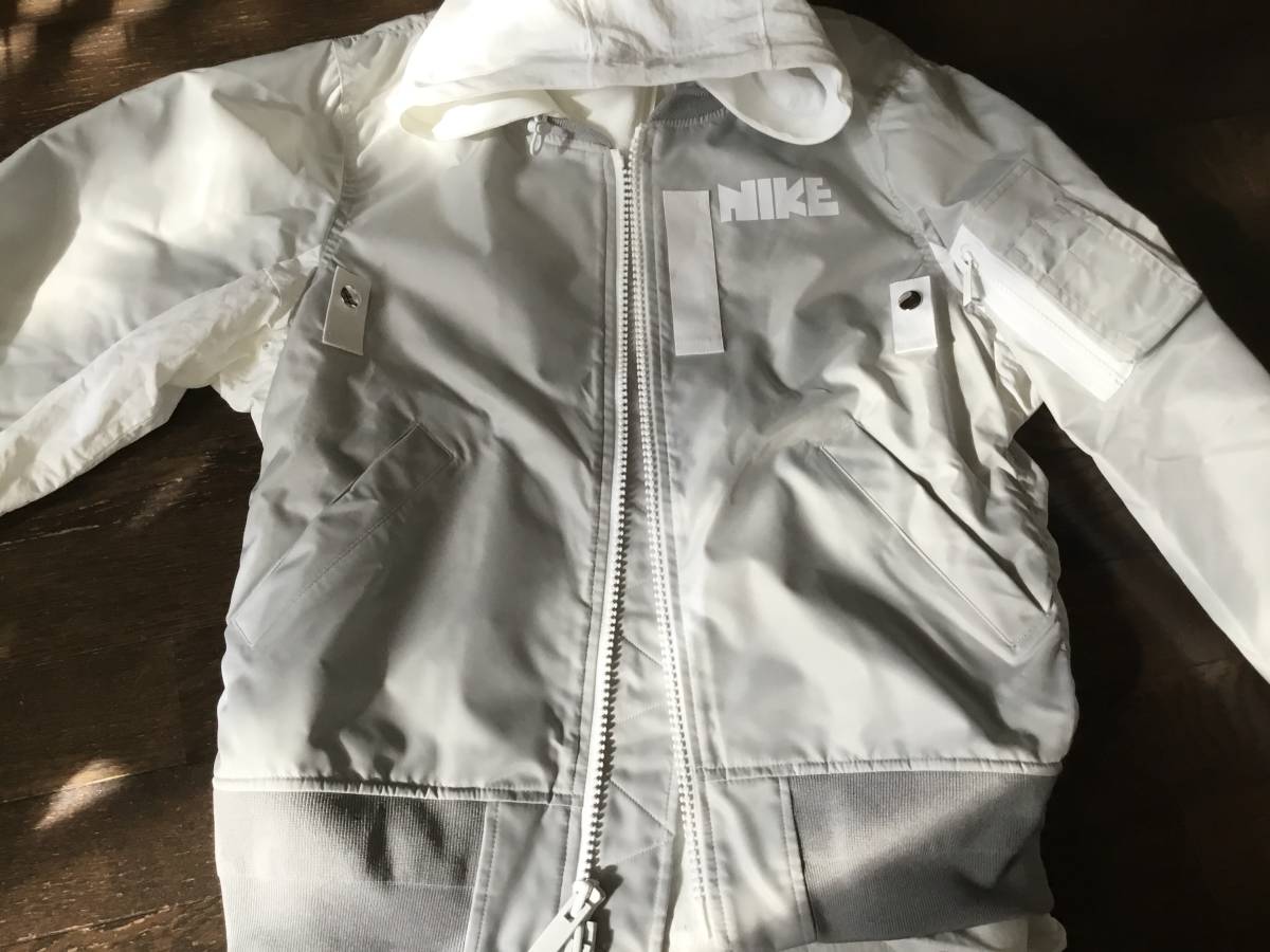 ☆美品NIKE×sacai MA-1 ナイキサカイ ボンバージャケット XS ゆったり 