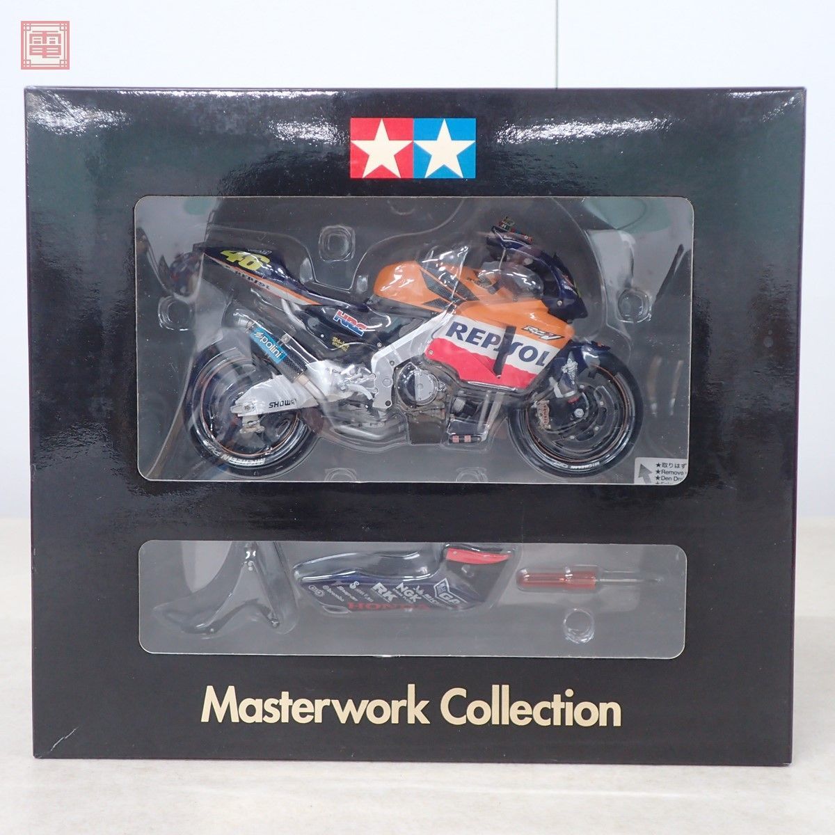 大人気，限定SALE タミヤ マスターワークコレクション 1/12 レプソル ホンダ RC211V 完成品 ITEM 21001 TAMIYA REPSOL HONDA 20(オートバイ)｜売買されたオークション情報、yahooの商品情報をアーカイブ公開 - オークファン オートバイ