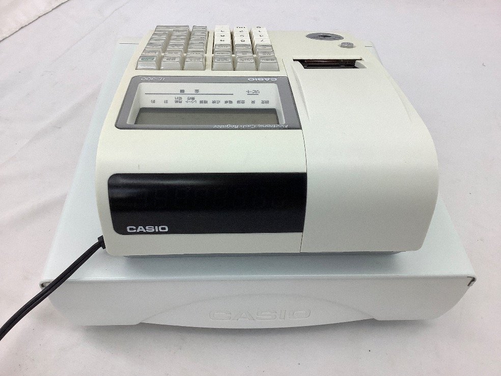 250725-003】CASIO カシオ レジスター 店舗 TE-300 電子レジスター