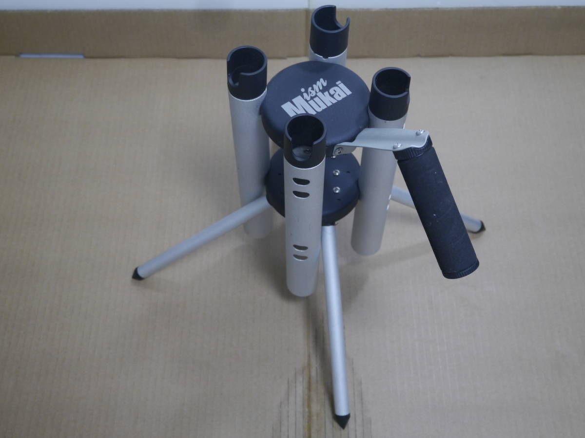 ムカイ　ロッドスタンド　スポットフォー　ガンメタル / MUKAI SPOT-4