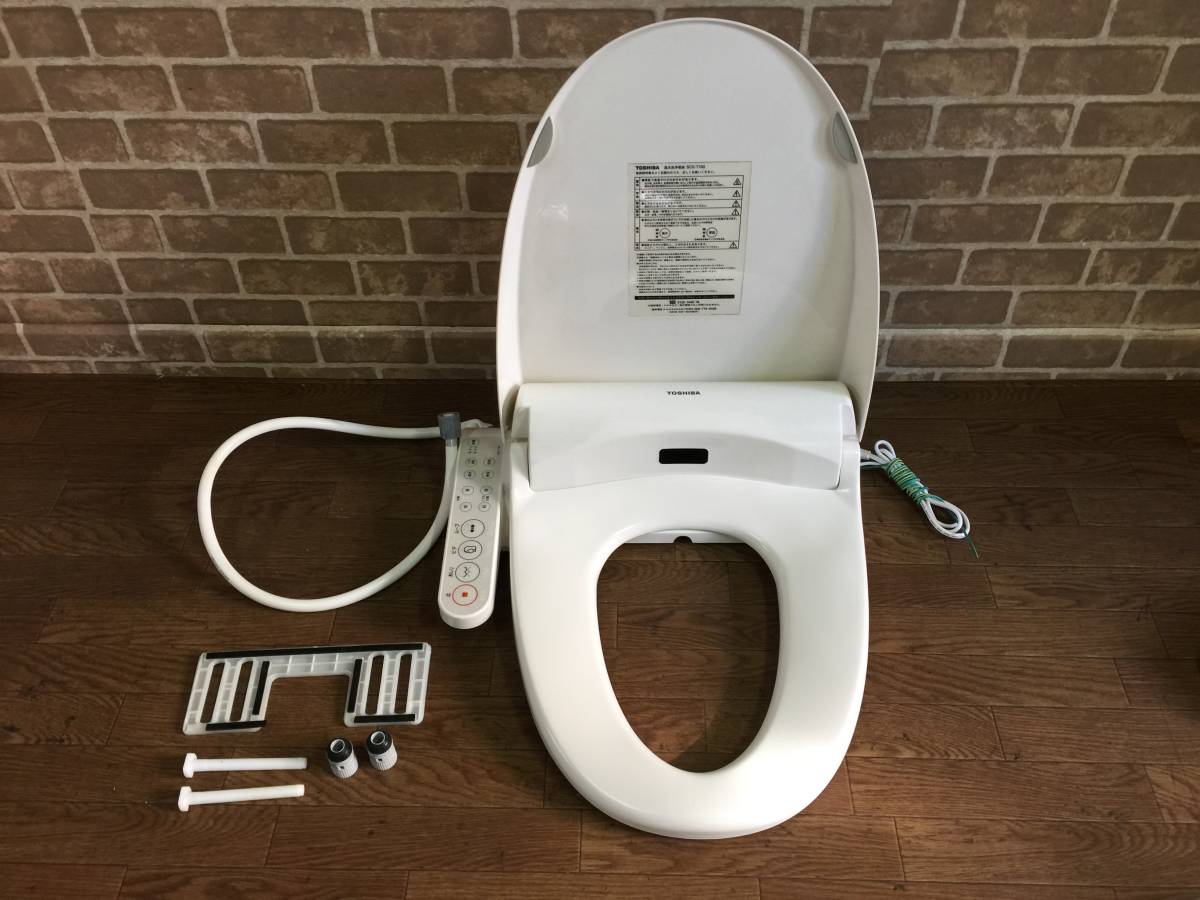 大人気，100%新品 TOSHIBA 東芝 電気温水便座 ウォシュレット シャワートイレ SCS-T160 直接引き取り可(温水便座、ウォシュレット)｜売買されたオークション情報、yahooの商品情報をアーカイブ公開 - オークファン トイレ