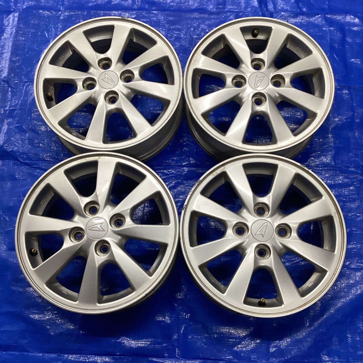 W134L4K ダイハツ ムーヴカスタム L175S 純正アルミホイール 14×4.5J+ 