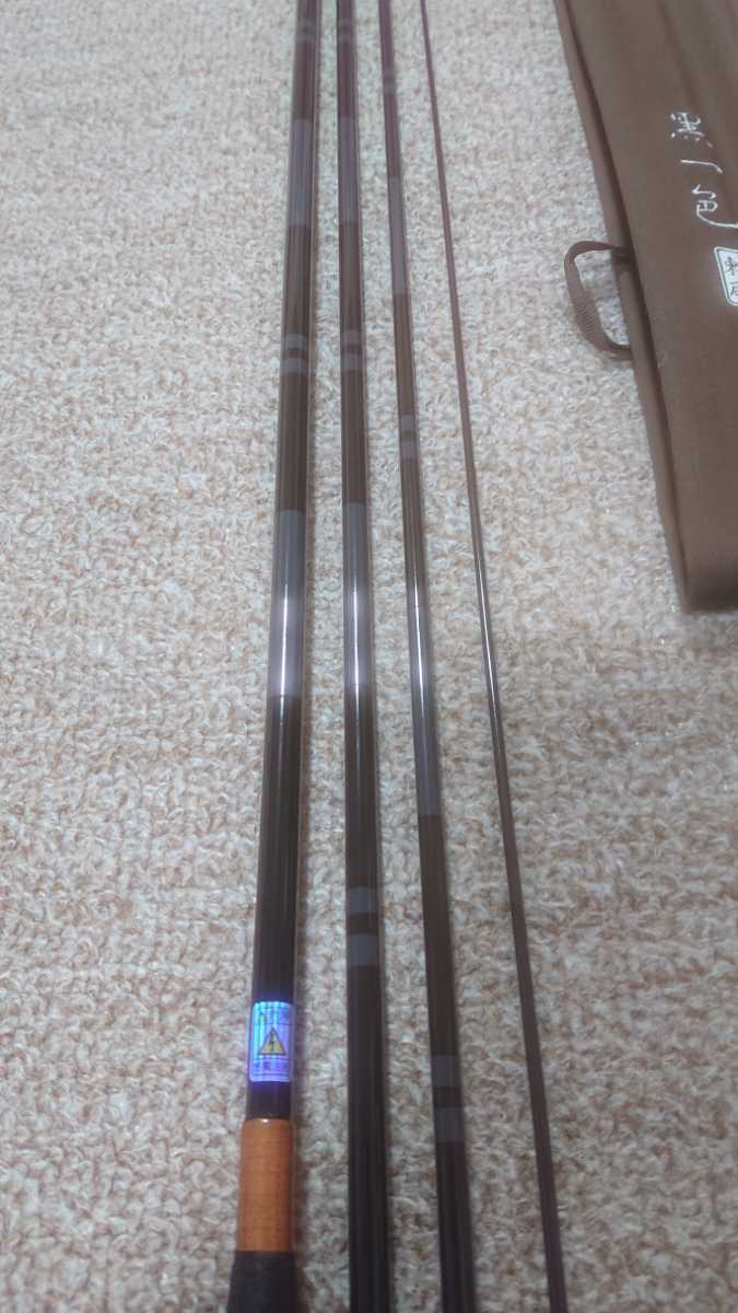 ドンワ並み継ぎヘラ竿 黒一色 13尺 超美品 お買い得商品です 黒