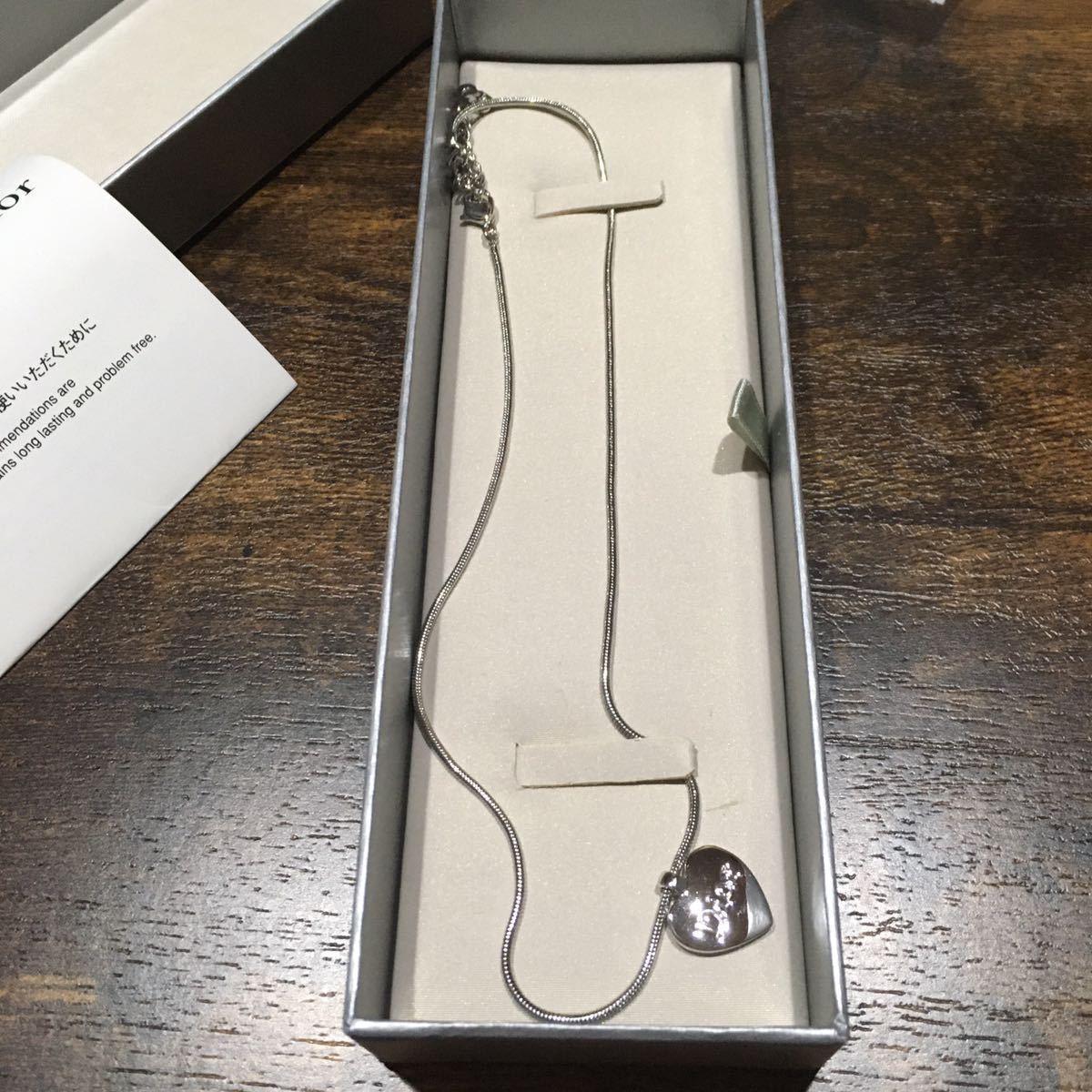 クリスチャンディオール　ハート　ネックレス　Dior