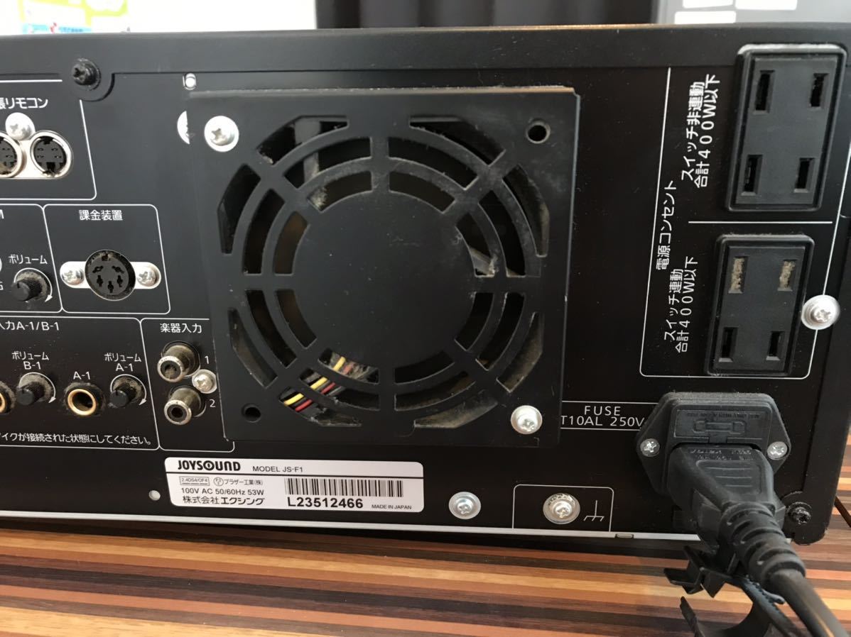 1215c2)JOYSOUND ジョイサウンド JS-F1 カラオケ機器 業務用 通信