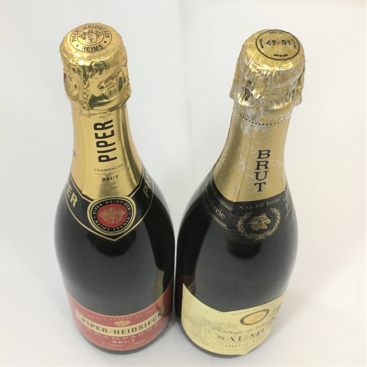 未開封古酒！シャンパン2本☆PIPER-HEIDSIECK 750ML パイパー ご覧