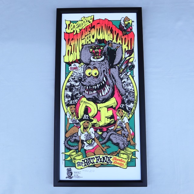 ロッキンジェリービーン、Rat Fink シルクスクリーン版画 【公式通販】