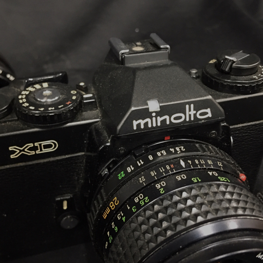 MINOLTA XD MD W.ROKKOR 28mm 1:2.8 35mm 1:2.8 a507si 含む カメラ