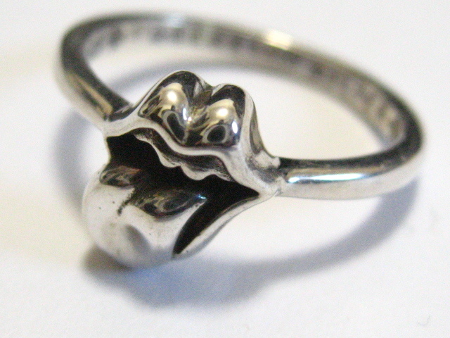 正規品 CHROME HEARTS クロムハーツ ローリングストーンズ リップ&タン  