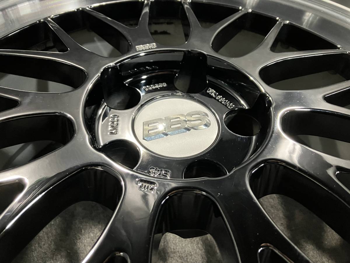 希少！ブラックミラー BBS LM220 LM221 19インチ 8.5J/9.5J +43/+45 5H 