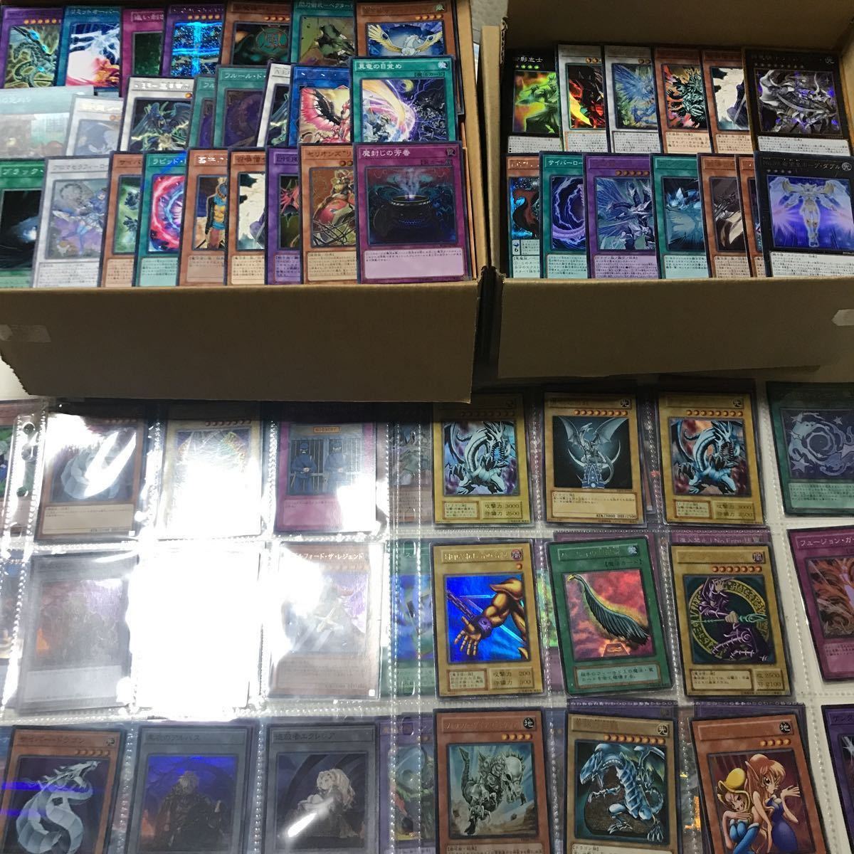 引退 遊戯王 大量 まとめ売り 1円スタート レアシート付き! 青眼の白龍 3枚