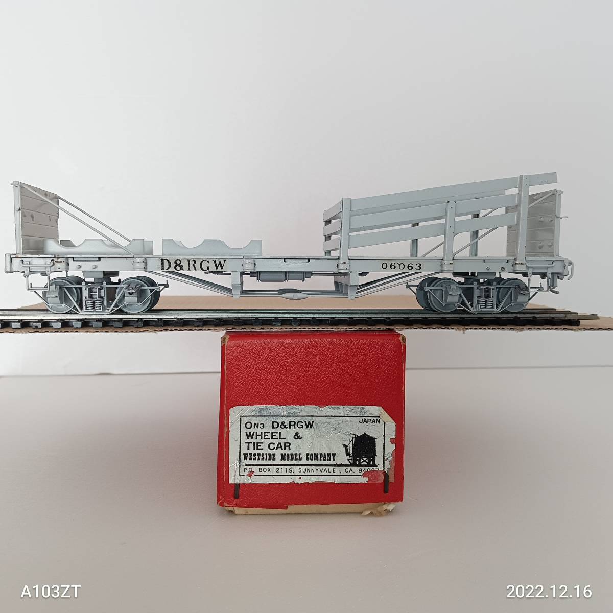 【新作入荷，定番】 米国型ナローファン必見 On30 On3 WESTSIDE MODEL COMPANY DENVER & RIO GRANDE WESTERN WHEEL & TIE CAR 元箱付き(Oゲージ)｜売買されたオークション情報、yahooの商品情報をアーカイブ公開 - オークファン Oゲージ