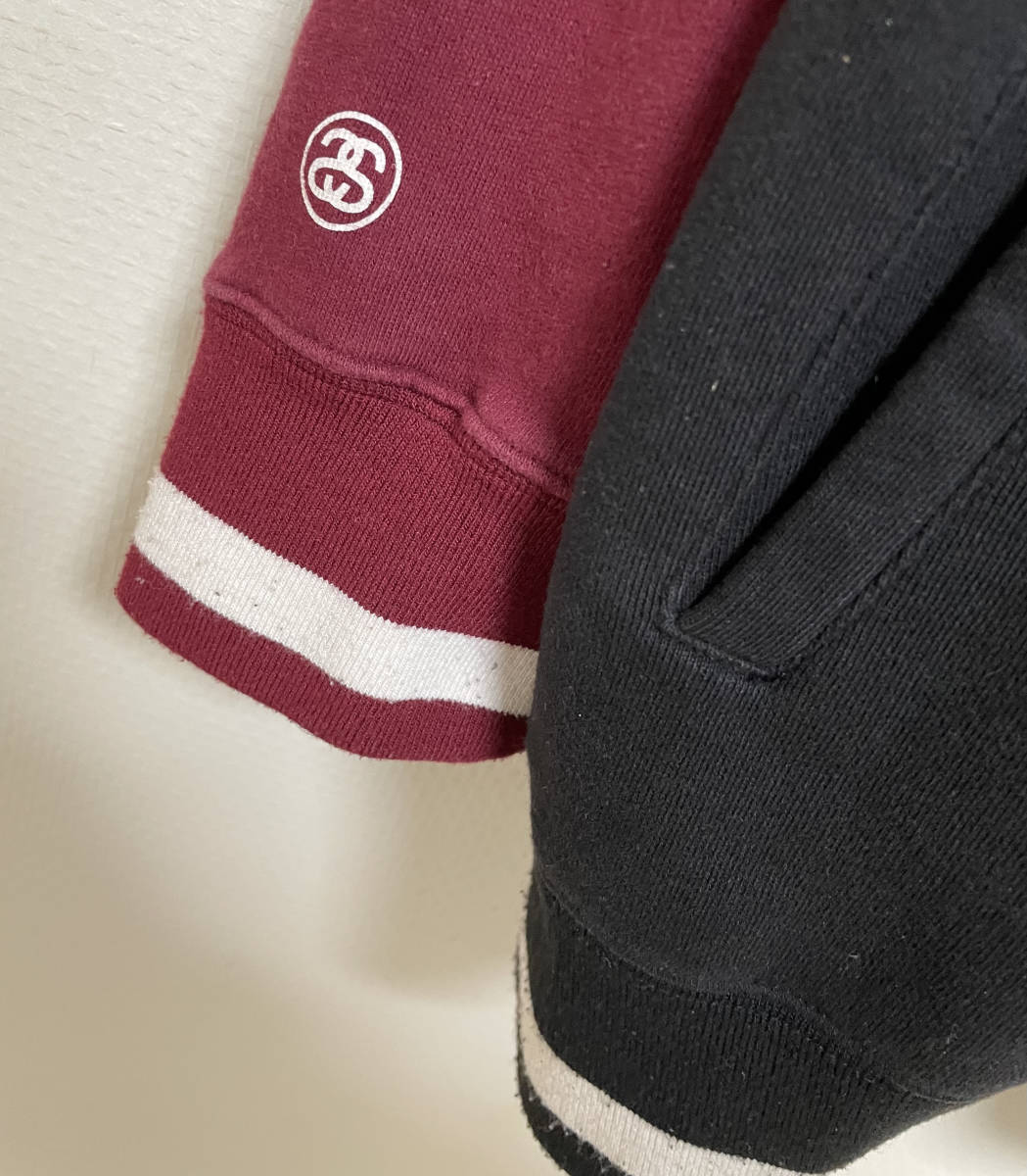 Stussy ステューシー アーチロゴ フロントスナップ ラグラン