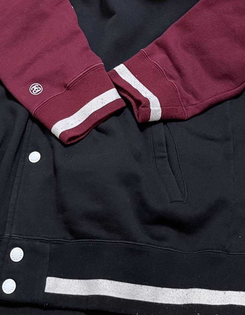 Stussy ステューシー アーチロゴ フロントスナップ ラグラン