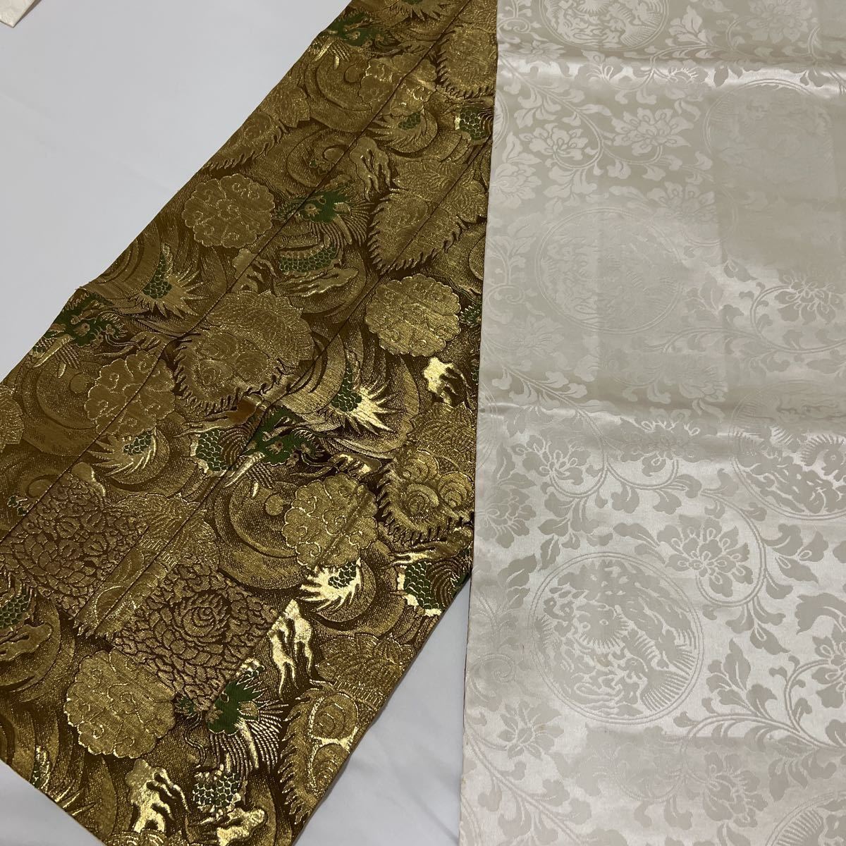 金襴七条袈裟】【衲衣】宝珠×龍 冬用 修多羅 正絹 法要 葬儀 仏具 僧侶 