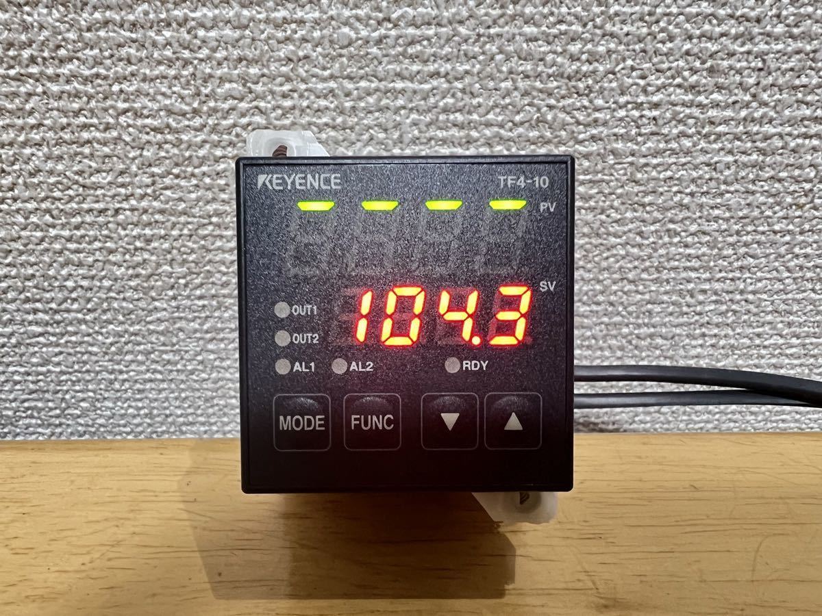キーエンス マルチ入力多機能温度調節器 TF4-10 KEYENCE の入札履歴 