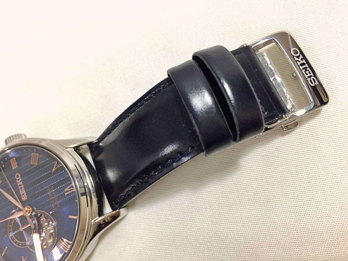 SEIKO PRESAGE プレサージュ 4R39-00W0 ネイビー系 ステンレス 自動 