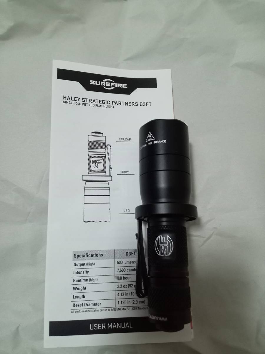 D3FT Haley SureFire Strategic Light | ⁄ Flashlight Combat Surefire