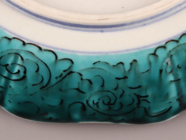 古美術 古九谷 九谷焼 浅蔵五十吉 皿 共箱 時代物 極上品 初だし品