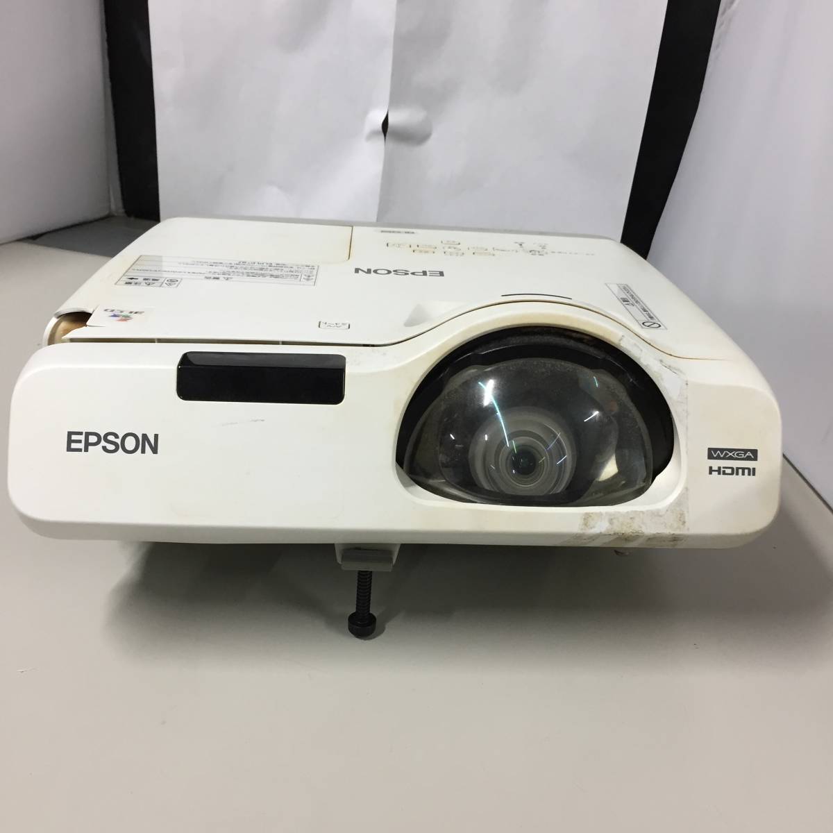 ☆プロジェクター EPSON EB-535W☆ 3400lm WXGA 超短焦点 リモコン有り