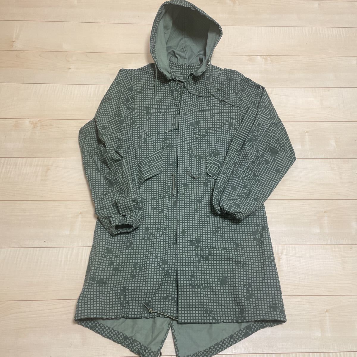 XS 米軍実物 未使用 デッドストック 80s US ARMY Night Camo Fishtail