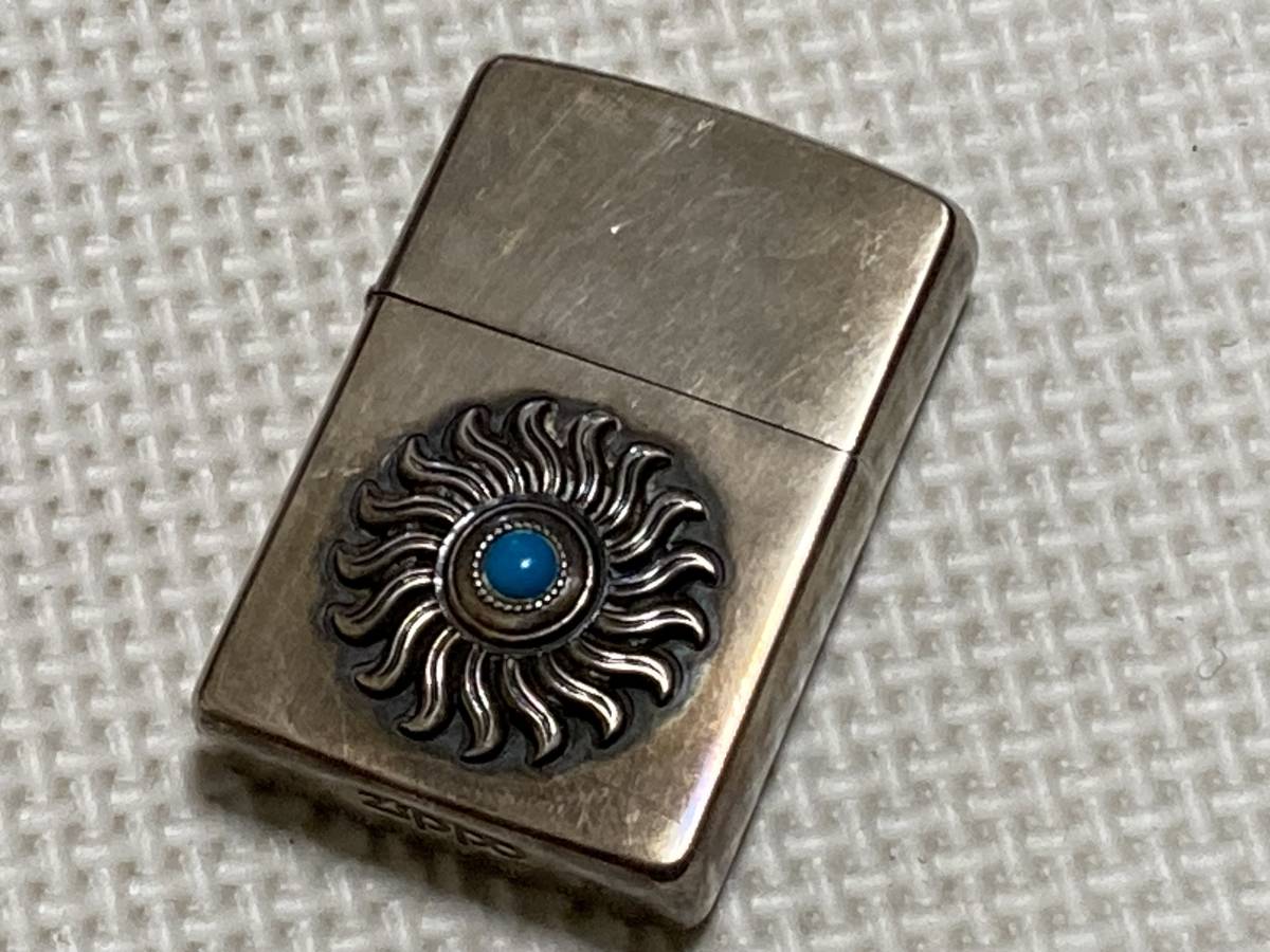 ZIPPO ターコイズ インディアンジュエリー インディアン ☆USA直輸入 
