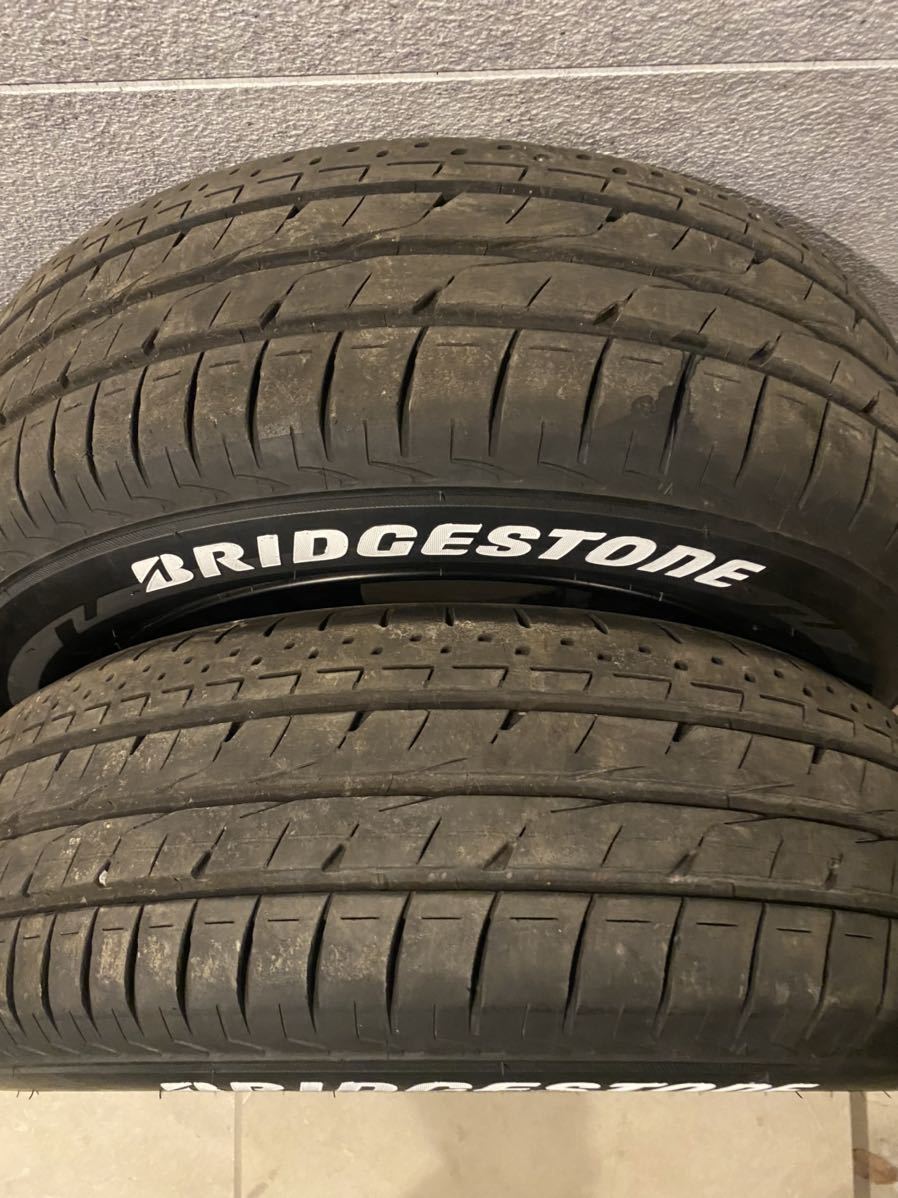 ブリヂストン ルフトRV II 195/65R15 4本セット（R862】9.5分山 