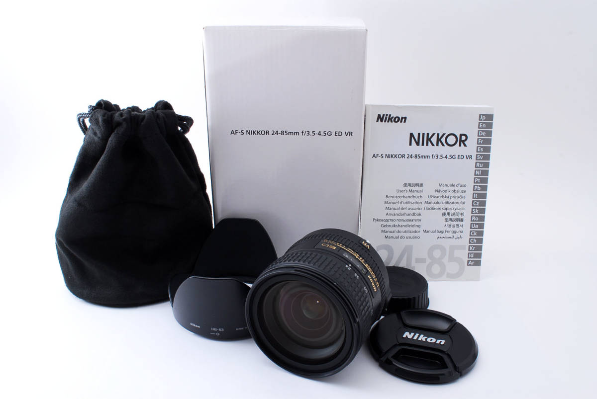 元箱 ポーチ付 ☆極上美品☆ Nikon ニコン AF-S NIKKOR 24-85mm