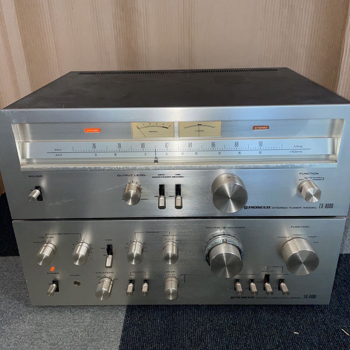 Pioneer SA-8800/TX-8800 オーディオセット ジャンク品 【公式通販】
