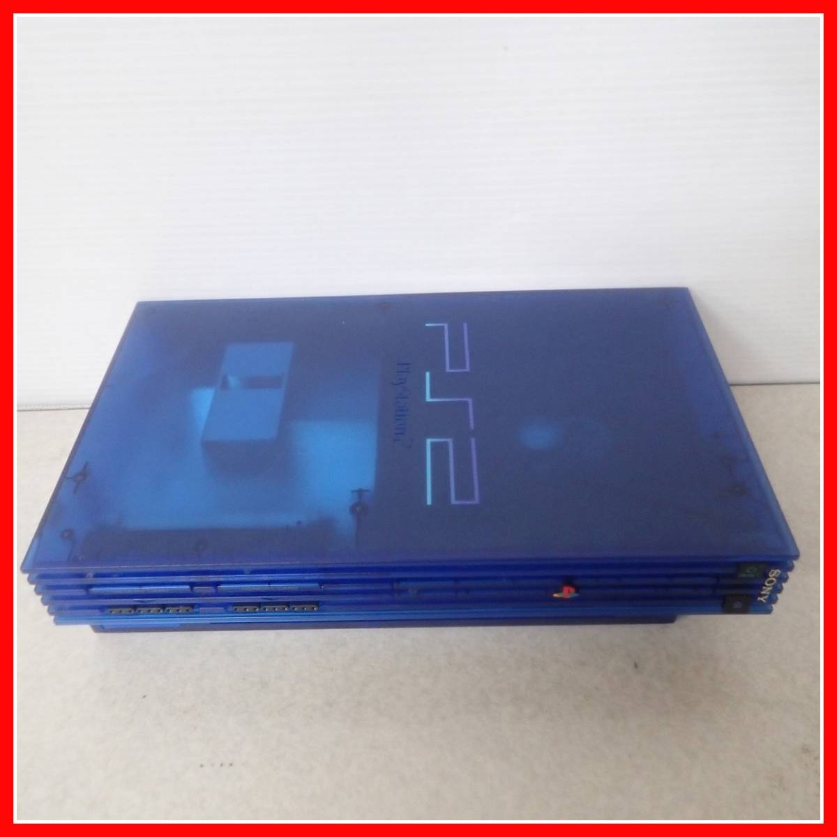SCPH-37000 オーシャンブルー PS2 scph-37000 箱・説明書・付属品付き
