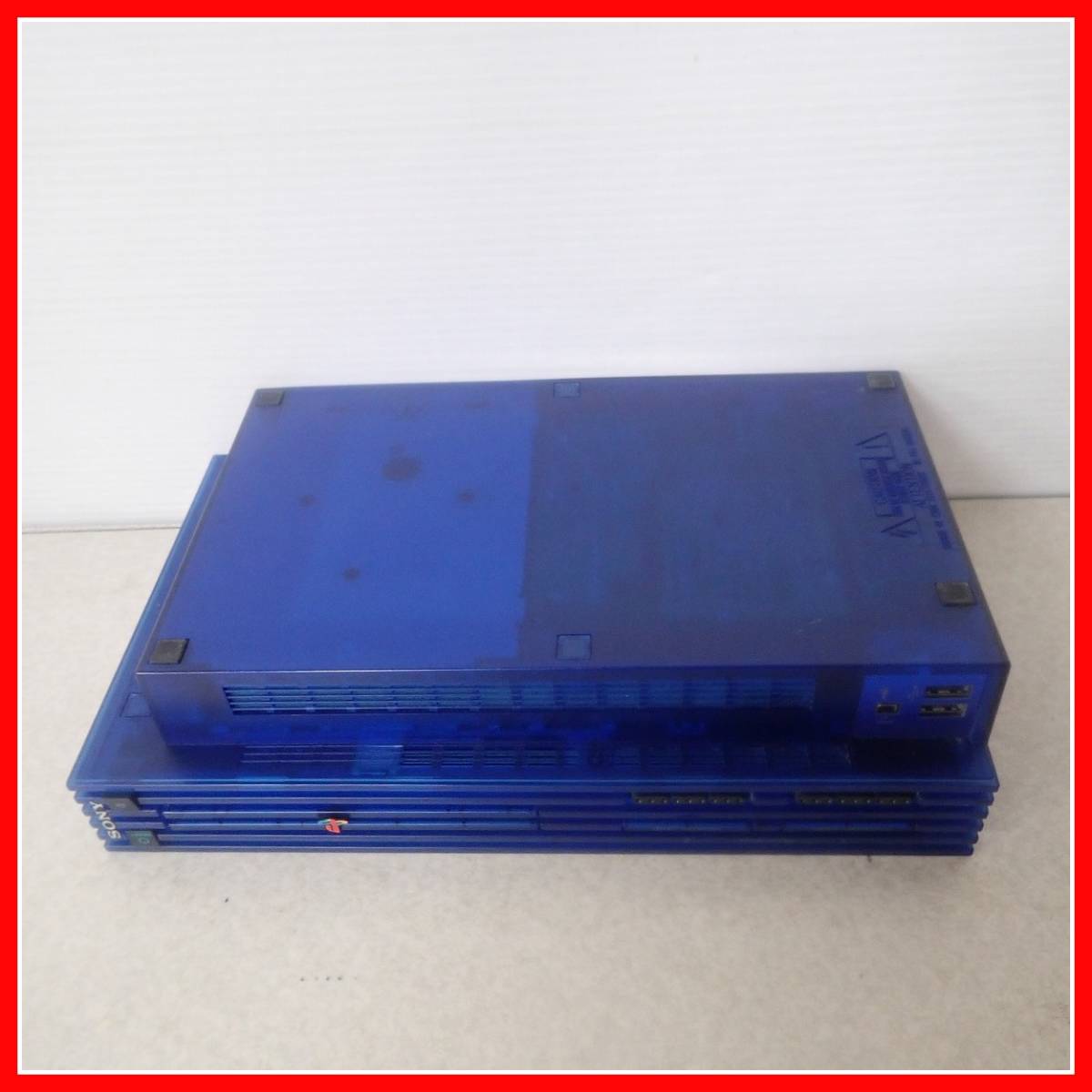 SCPH-37000 オーシャンブルー PS2 scph-37000 箱・説明書・付属品付き