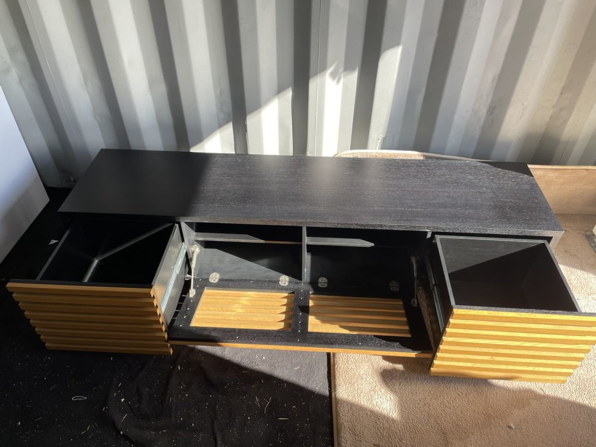 中古品☆アルモニア Leno 天然木 テレビボード 幅約179.7㎝ テレビ台 