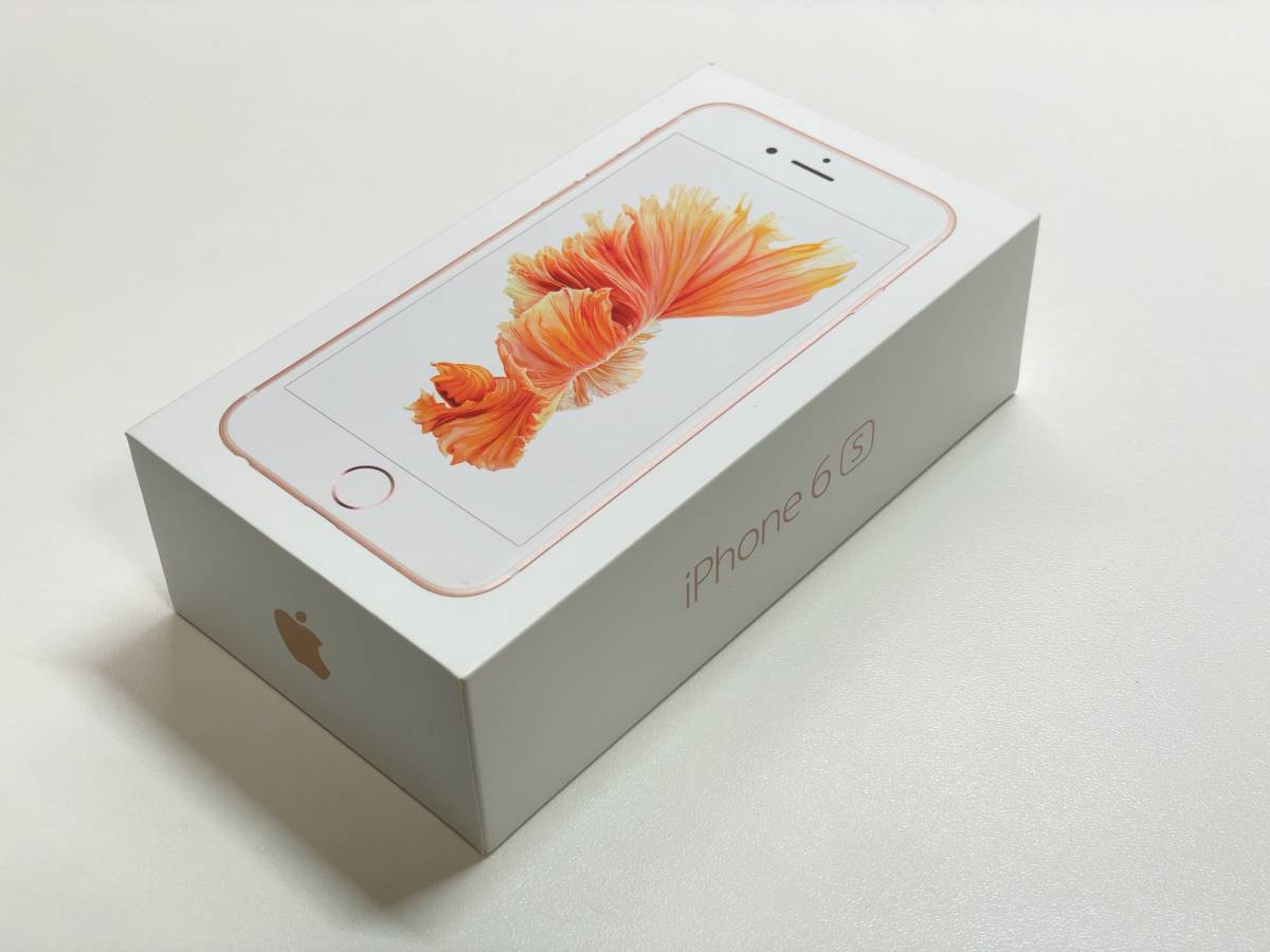 中古】iPhone 6S SIMフリー ローズゴールド 電池交換済みバッテリー100