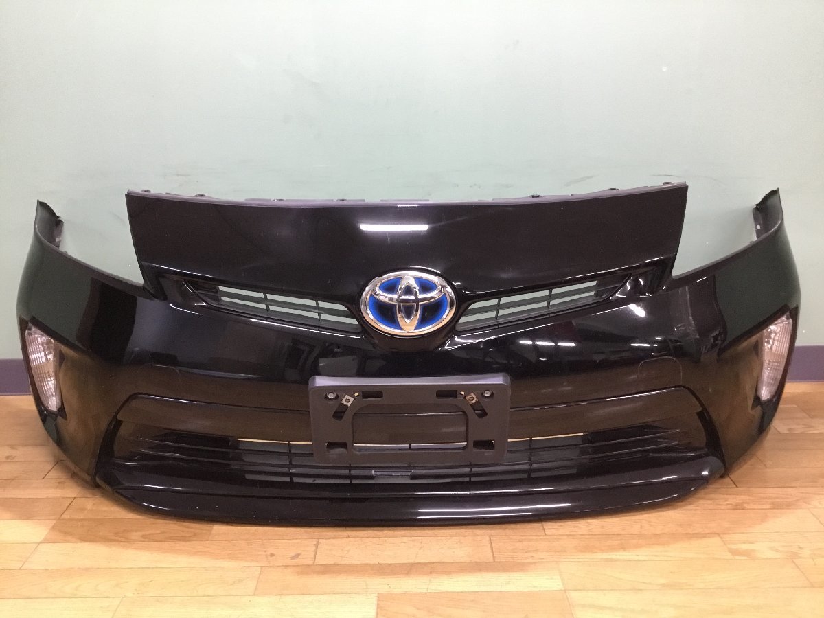 プリウス 後期 ZVW30 純正 フロントバンパー トヨタ フロント ZVW30系 