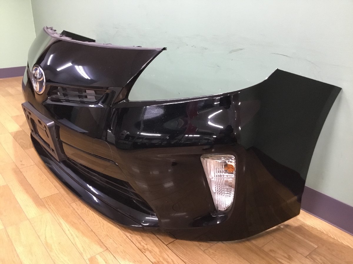 プリウス 後期 ZVW30 純正 フロントバンパー トヨタ フロント ZVW30系 