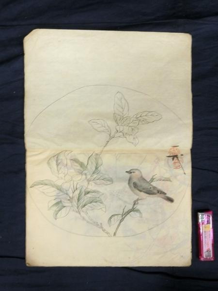 E02209 作者不祥 粉本 画帖 肉筆紙本