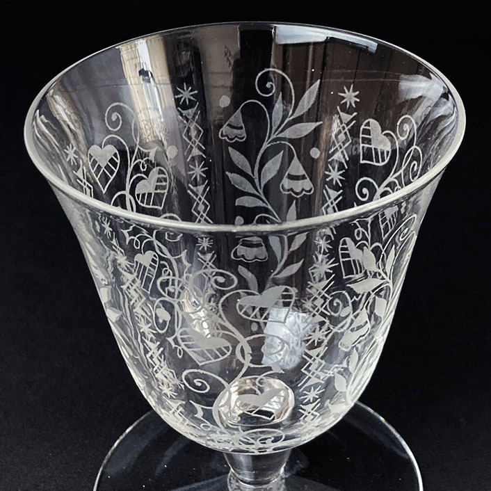 BACCARAT □バカラ エッチング オールドバカラ「アルジャンティーナ