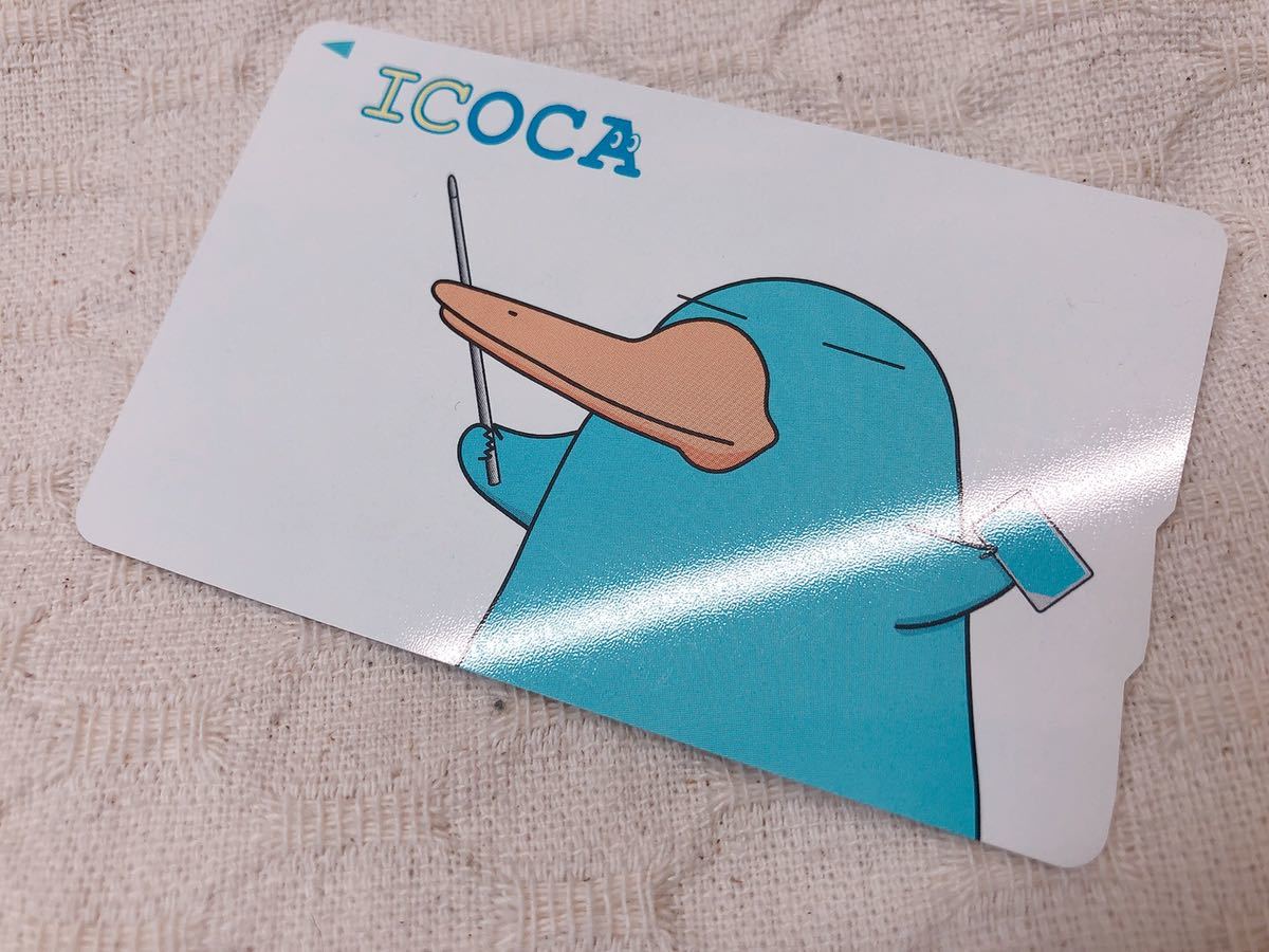 JR西日本 ICOCA デビュー記念 ICカード イコちゃん イラスト 1000円