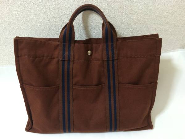 ★美品　ＨＥＲＭＥＳ　エルメス　フールトゥ MM　ブラウン★